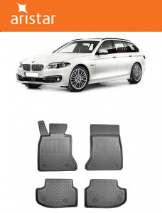 Bmw Seria 5 F10, Sedan, Din 2013 - 01.2017 , Set Covorase Auto Tip Tavita Premium 3D, din cauciuc accesorii pentru autoturismul tau - masina v175118