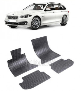 Bmw Seria 5 F11 Facelift, Combi, fabricat din 2013 - 04.2017, set covorase auto dedicate, din cauciuc 100% Premium accesorii pentru autoturismul tau - masina v156155