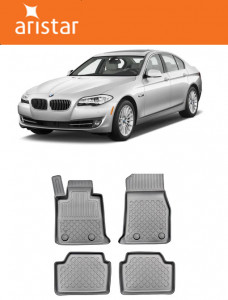Bmw Seria 5 F21, Hatchback, Din 09.2012 - 06.2019 , Set Covorase Auto Tip Tavita Premium 3D, din cauciuc accesorii pentru autoturismul tau - masina v173190