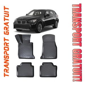Bmw X1 E84 2009-2015 Set 4 covorase auto din cauciuc tip tavita premium line 3D