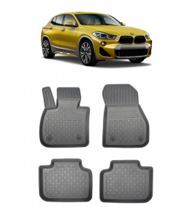 Bmw X2 F39, Suv, Din 03.2018 - Prezent , Set Covorase Auto Tip Tavita Premium 3D, din cauciuc accesorii pentru autoturismul tau - masina v175612
