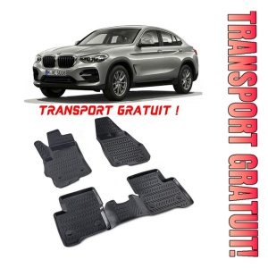 Bmw X4 F26 2014-2018 Set 4 covorase auto din cauciuc tip tavita premium line 3D - Transport Gratuit!