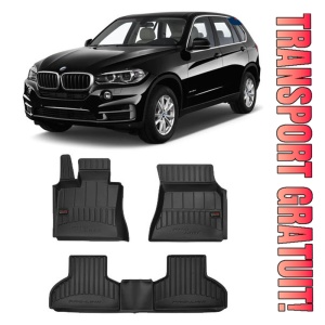 Bmw X5 F15, Suv, Din 10.2013 - 10.2018 , Set Covorase Auto Tip Tavita Premium 3D, din cauciuc