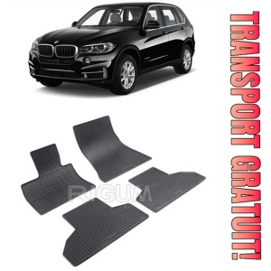 Bmw X5 F15, Suv, fabricat din 10.2013 - 10.2018, set covorase auto dedicate, din cauciuc 100% Premium