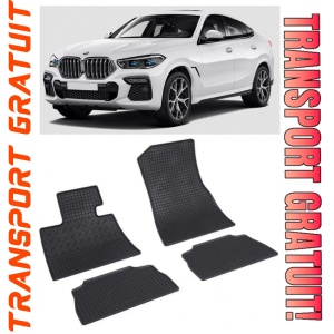Bmw X6 G06, Suv, fabricat din 11.2019 - Prezent, set covorase auto dedicate, din cauciuc 100% Premium - Img 1