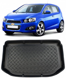 Chevrolet Aveo T300 Hatchback din 06.2011 - Prezent, Tavita Pentru Portbagaj Lux Premium Dedicata, Portbagaj Superior *2 accesorii pentru autoturismul tau - masina v195372