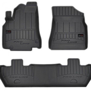 Citroen Berlingo II, Van, Din 2008 - 08.2018 , Set Covorase Auto Tip Tavita Premium 3D, din cauciuc accesorii pentru autoturismul tau - masina v175542