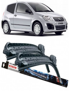Citroen C2 Set 2 stergatoare parbriz Bosch Bosch Aerotwin compatibile cu Citroen C2 2003-2009 (60 cm / 45 cm) accesorii pentru autoturismul tau - masina v120876