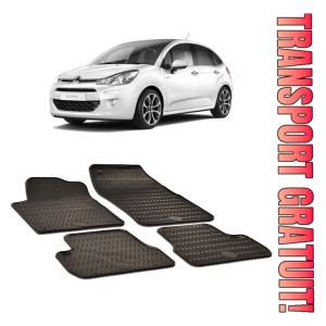 Citroen C3 (2010-2016) Set 4 covorase auto cauciuc Urban Line