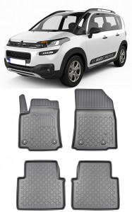 Citroen C3 Aircross, Suv, Din 11.2017 - Prezent , Set Covorase Auto Tip Tavita Premium 3D, din cauciuc accesorii pentru autoturismul tau - masina v175070