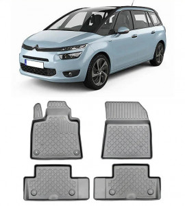 Citroen C4 Grand Picasso II, Van, Din 09.2013 - Prezent , Set Covorase Auto Tip Tavita Premium 3D, din cauciuc accesorii pentru autoturismul tau - masina v173198