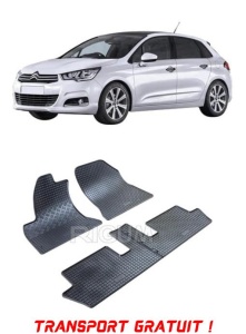 Citroen C4 Picasso I, Van, fabricat din 10.2006 - 08.2013, 5 Locuri, set covorase auto dedicate, din cauciuc 100% Premium - Transport Gratuit accesorii pentru autoturismul tau - masina v40439