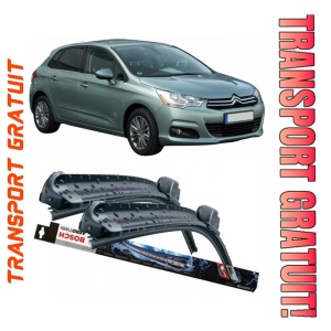 Citroen C4 Set 2 stergatoare parbriz Bosch Bosch Aerotwin 70 cm/60 cm compatibile cu Citroen C4 I Saloon din 2006-2013 (70 cm / 60 cm)