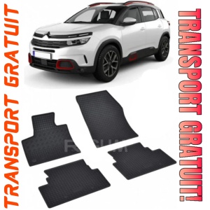 Citroen C5 Aircross PhEV fabricat din 01.2020 - Prezent, Suv, set covorase auto dedicate, din cauciuc 100% Premium
