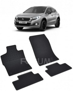 Citroen DS4 fabricat din 11.2021 - Prezent, Hatchback, set covorase auto dedicate, din cauciuc 100% Premium accesorii pentru autoturismul tau - masina v151112