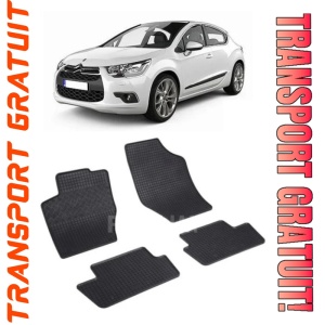Citroen DS4, Hatchback, fabricat din 03.2011 - 06.2018, set covorase auto dedicate, din cauciuc 100% Premium