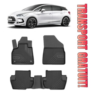 Citroen DS5 Din 03.2011 - 12.2018, Hatchback , Set Covorase Auto Tip Tavita Premium 3D, din cauciuc