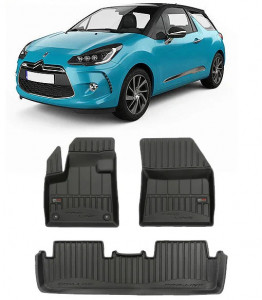 Citroen DS7 Crossback, Suv, Din 02.2018 - Prezent , Set Covorase Auto Tip Tavita Premium 3D, din cauciuc accesorii pentru autoturismul tau - masina v170757