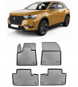 Citroen DS7 Crossback, Suv, Din 02.2018 - Prezent , Set Covorase Auto Tip Tavita Premium 3D, din cauciuc accesorii pentru autoturismul tau - masina v172810