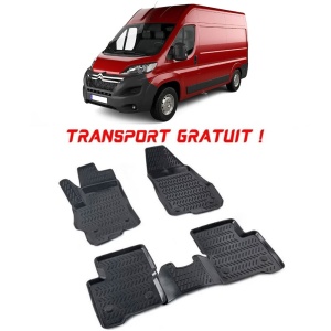 Citroen Jumper III 2006- Set 2 covorase auto din cauciuc tip tavita premium line 3D - Transport Gratuit! accesorii pentru autoturismul tau - masina v49351