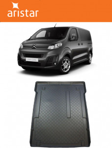 Citroen Jumpy II Van din 2007 - 2016, Tavita Pentru Portbagaj Lux Premium Dedicata, Ampatament L2 In Spatele Randului 3 *3 accesorii pentru autoturismul tau - masina v188764