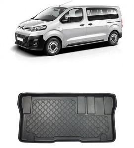 Citroen Jumpy III Spacetourer Van din 01.2016 - Prezent, Tavita Pentru Portbagaj Lux Premium Dedicata, Ampatament L2 Mediu In Spatele Randului 3 *2 accesorii pentru autoturismul tau - masina v188758