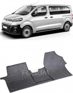 Citroen Jumpy III, Van, fabricat din 01.2016 - Prezent, 2-3 Locuri, Transport Marfa, set covorase auto dedicate, din cauciuc 100% Premium accesorii pentru autoturismul tau - masina v159805