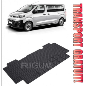 Citroen Jumpy III, Van, fabricat din 01.2016 - Prezent, Rand 2, Masina Are 5 Locuri, set covorase auto dedicate, din cauciuc 100% Premium