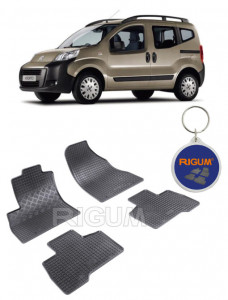 Citroen Nemo, Van, fabricat din 06.2008 - Prezent, 5 Locuri, set covorase auto dedicate, din cauciuc 100% Premium accesorii pentru autoturismul tau - masina v159191