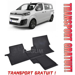 Citroen Spacetourer, Van, fabricat din 01.2016 - Prezent, 2 Locuri, set covorase auto dedicate, din cauciuc 100% Premium - Transport Gratuit