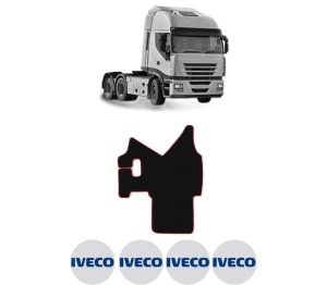 Covoras Camion Tir Iveco STRALIS II din 2012-2017, Auto, 4x Stickere auto cu Iveco