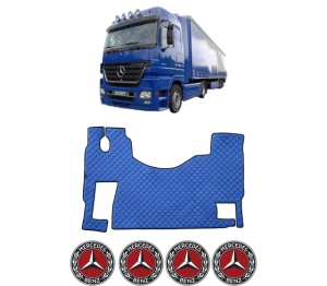Covoras Camion Tir MERCEDES-BENZ ACTROS MP2 / MP3 din 2002-2009, Auto, 4x Stickere auto cu MERCEDES-BENZ