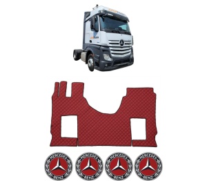 Covoras Camion Tir MERCEDES-BENZ ACTROS MP4 / MP5 din 2011-2024, Auto, 4x Stickere auto cu MERCEDES-BENZ