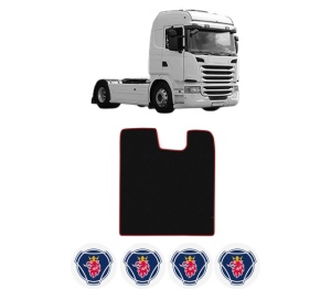 Covoras Camion Tir SCANIA G I din 2003-2019, Auto, 4x Stickere auto cu SCANIA