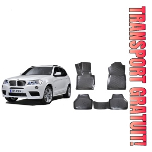 Covorase auto Bmw X3 F25 2011-2017 set presuri auto tip tavita