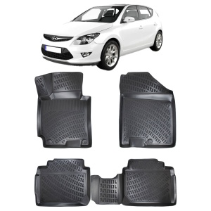 Covorase auto Hyundai I30 I 2007-2012 Set presuri auto tip tavita accesorii pentru autoturismul tau - masina v22570