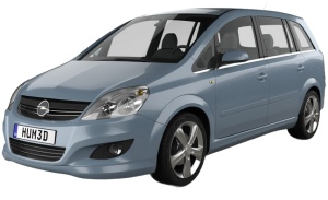 Covorase auto Opel Zafira B 2005-2014 Set presuri auto tip tavita accesorii pentru autoturismul tau - masina v22469
