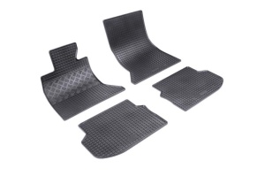 Covorase BMW Seria 5 F10, Sedan, din 03.2010 - 2013 si set 4 stickere protectie praguri BMW accesorii pentru autoturismul tau - masina v3714