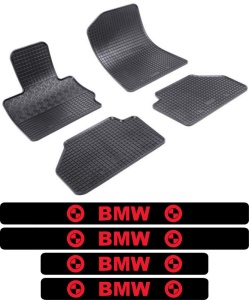 Covorase BMW X3 F25, SUV, din 11.2010 - 10.2017 si set 4 stickere protectie praguri BMW accesorii pentru autoturismul tau - masina v3883