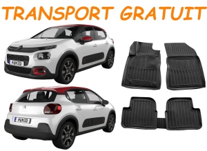 Covorase Citroen C3 Aircross (2017-) Set presuri auto tavita accesorii pentru autoturismul tau - masina v21804