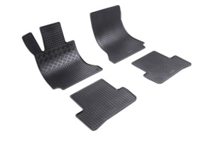 Covorase Mercedes Clasa C W204, Sedan, din 04.2007 - 02.2014 si set 4 stickere protectie praguri Mercedes accesorii pentru autoturismul tau - masina v3390