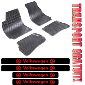 Covorase Volkswagen Passat B5, Combi, din 10.1996 - 2005 si set 4 stickere protectie praguri Volkswagen
