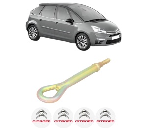 Cui carlig remorcare, tractare auto CITROEN C4 PICASSO I MPV (UD_) din 2006-2013, Otel, Cri-Flo, 4 Stickere cu CITROEN - Img 2