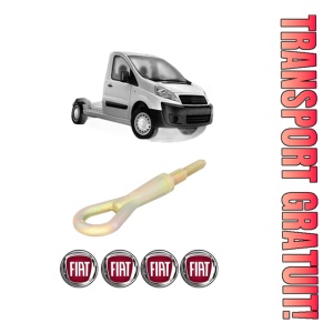 Cui carlig remorcare, tractare auto FIAT SCUDO Platform/Chassis (270_, 272_) din 2007-2016, Otel, Cri-Flo, 4 Stickere cu FIAT
