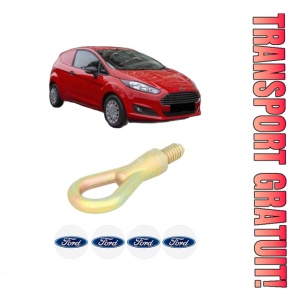 Cui carlig remorcare, tractare auto FORD FIESTA VII Van din 2019, Otel, Cri-Flo, 4 Stickere cu FORD