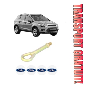 Cui carlig remorcare, tractare auto FORD KUGA I din 2008-2012, Otel, Cri-Flo, 4 Stickere cu FORD