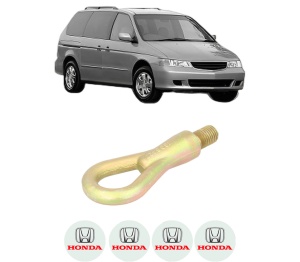 Cui carlig remorcare, tractare auto HONDA ODYSSEY (RL1, RA6, RA_) din 2002-2003, Otel, Cri-Flo, 4 Stickere cu HONDA - Img 2
