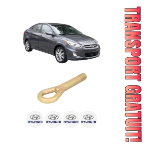 Cui carlig remorcare, tractare auto HYUNDAI ACCENT IV Saloon (RB) din 2011-2017, Otel, Cri-Flo, 4 Stickere cu HYUNDAI