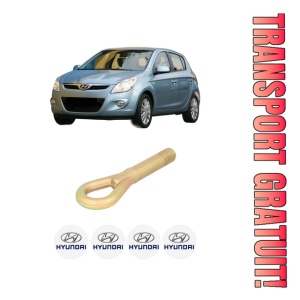 Cui carlig remorcare, tractare auto HYUNDAI i20 I (PB, PBT) din 2008-2015, Otel, Cri-Flo, 4 Stickere cu HYUNDAI