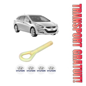 Cui carlig remorcare, tractare auto HYUNDAI i40 I CW (VF) din 2011-2019, Otel, Cri-Flo, 4 Stickere cu HYUNDAI